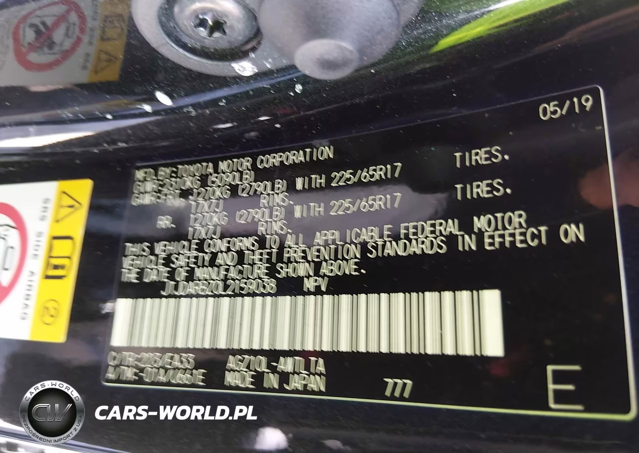 2020 Lexus Nx 300 VIN:JTJDARBZ0L2159038 - 9