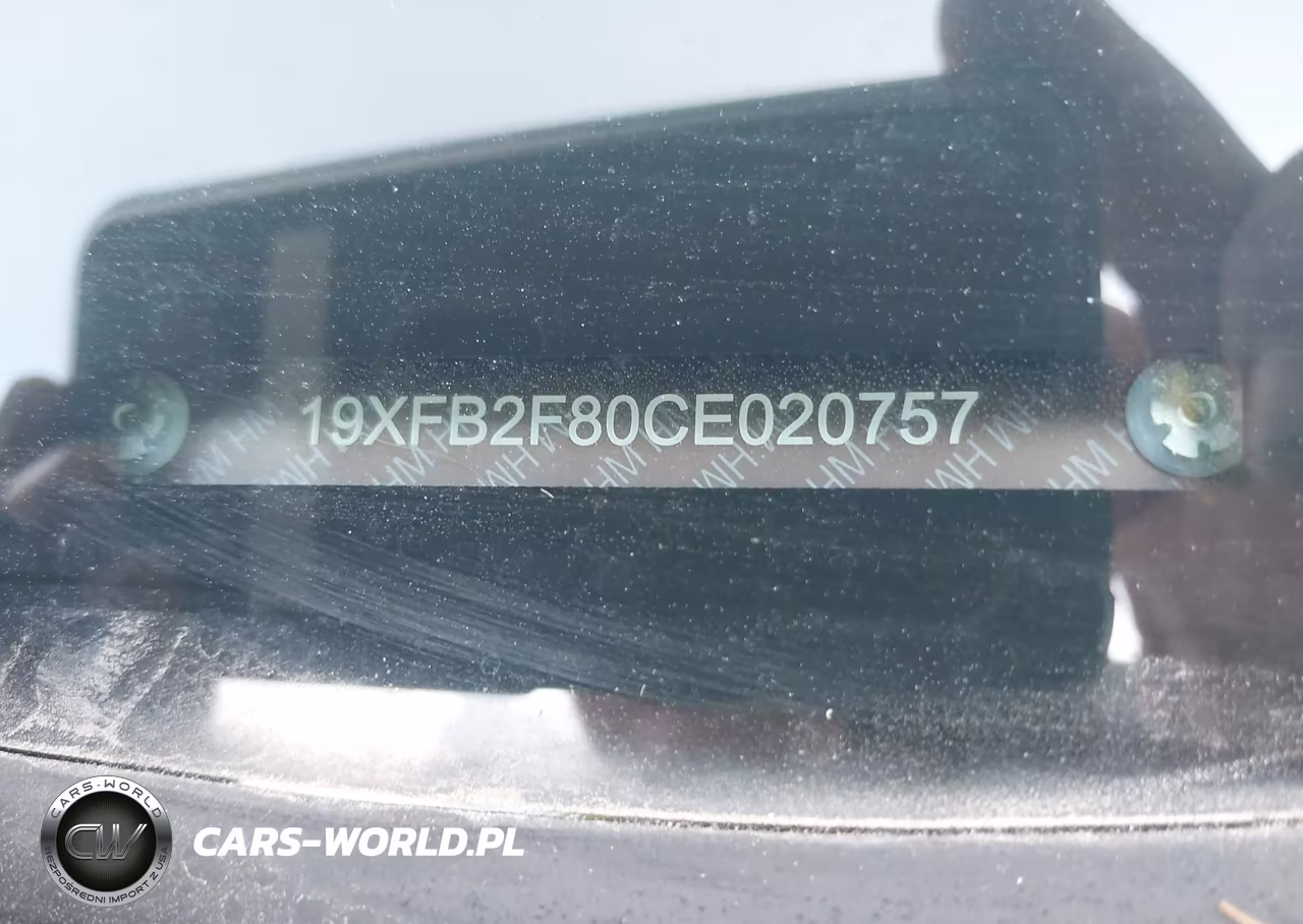 2012 Honda Civic Ex VIN:19XFB2F80CE020757 - 9