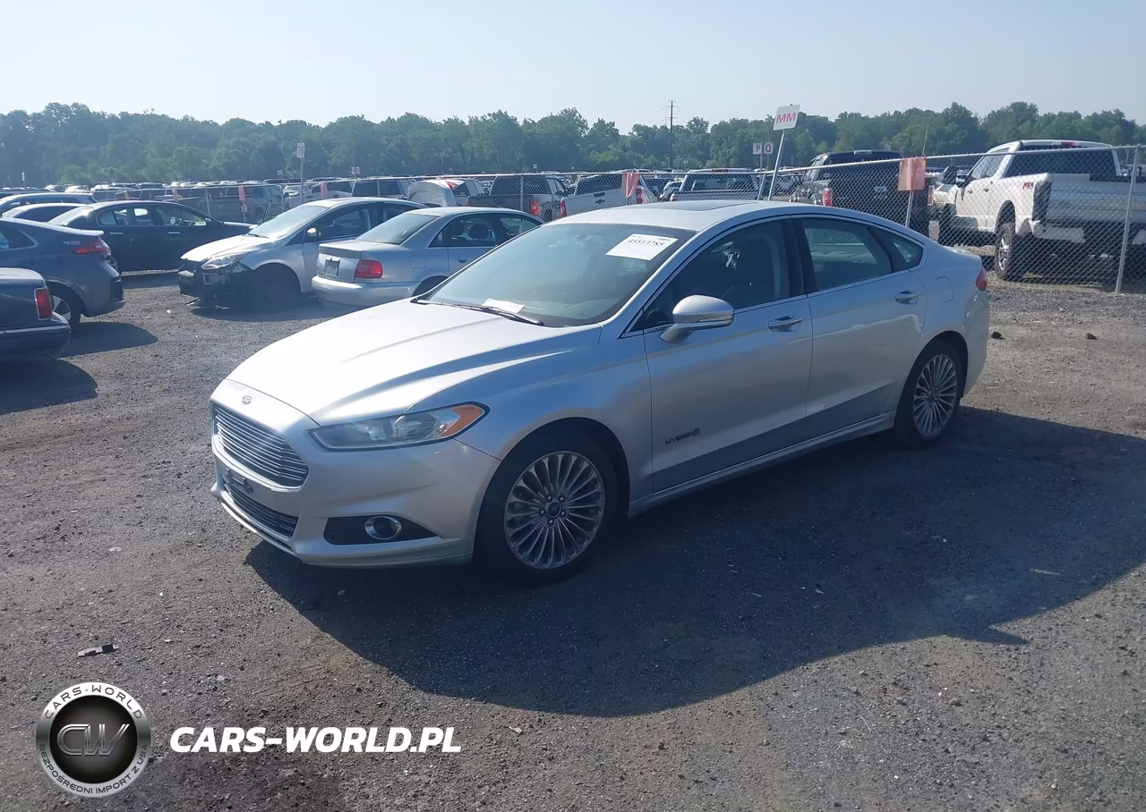 2014 Ford Fusion Hybrid Titanium VIN:3FA6P0RU4ER206253 - 2