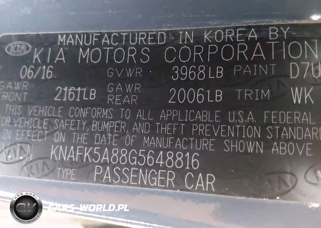 2016 Kia Forte Lx VIN:KNAFK5A88G5648816 - 9