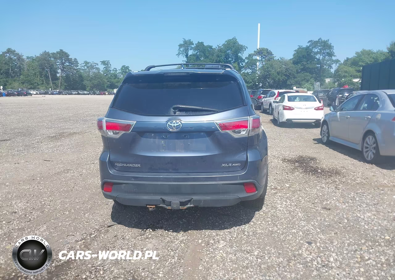 2014 Toyota Highlander Xle V6 VIN:5TDJKRFH8ES040881 - 16