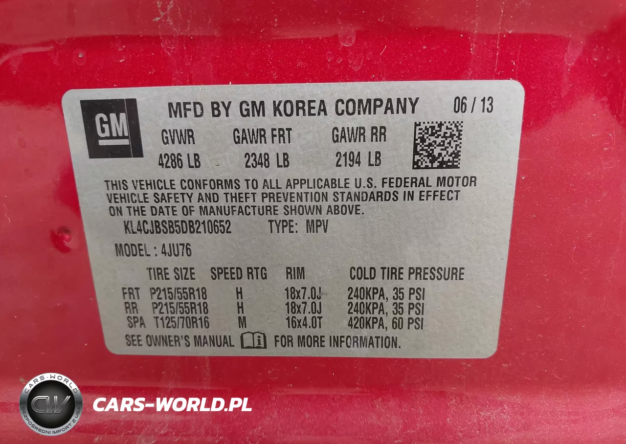 2013 Buick Encore Convenience VIN:KL4CJBSB5DB210652 - 9