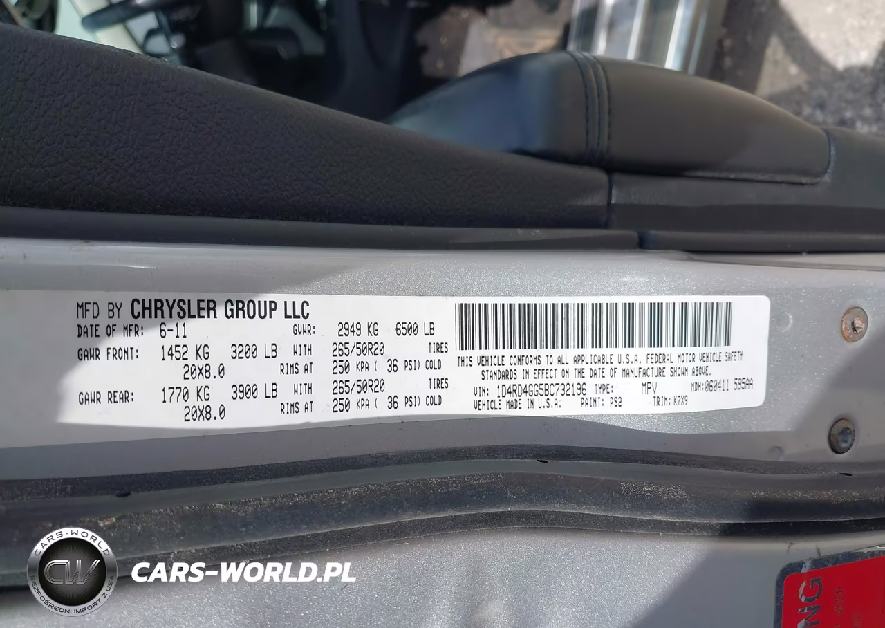 2011 Dodge Durango Crew VIN:1D4RD4GG5BC732196 - 9