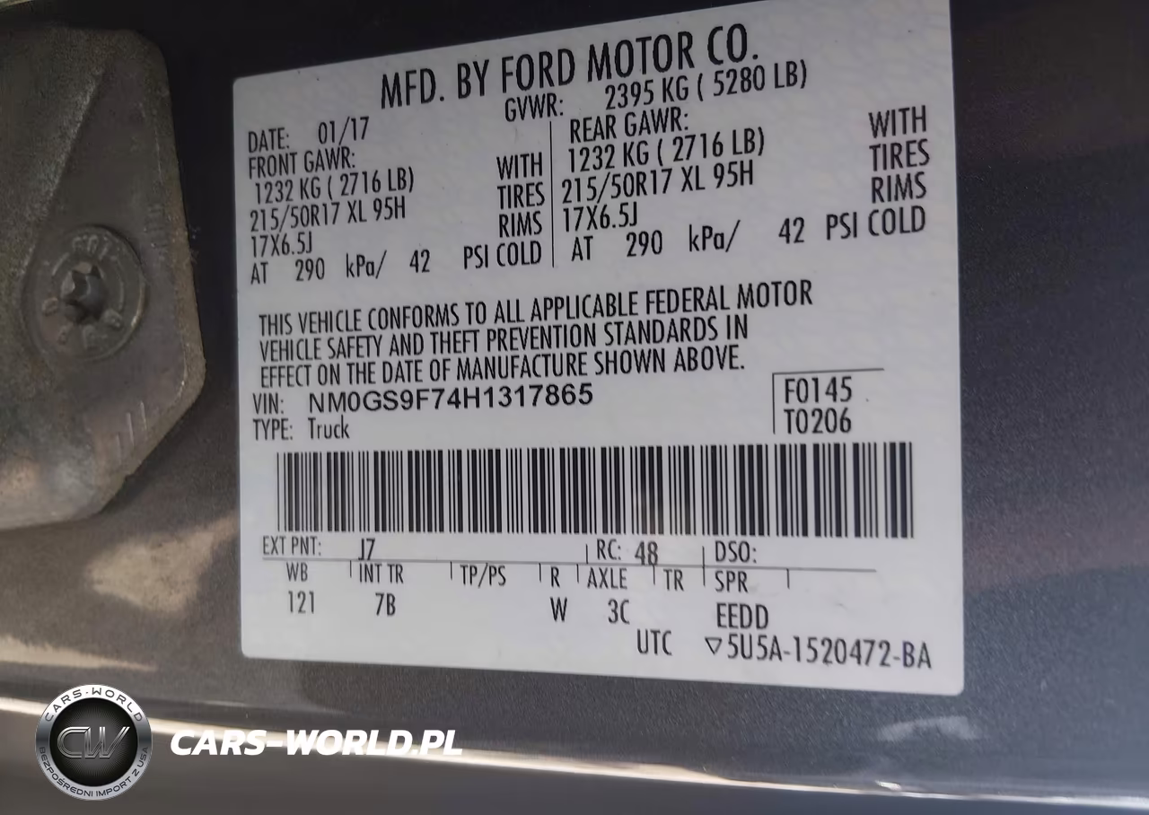 2017 Ford Transit Connect Xlt VIN:NM0GS9F74H1317865 - 9