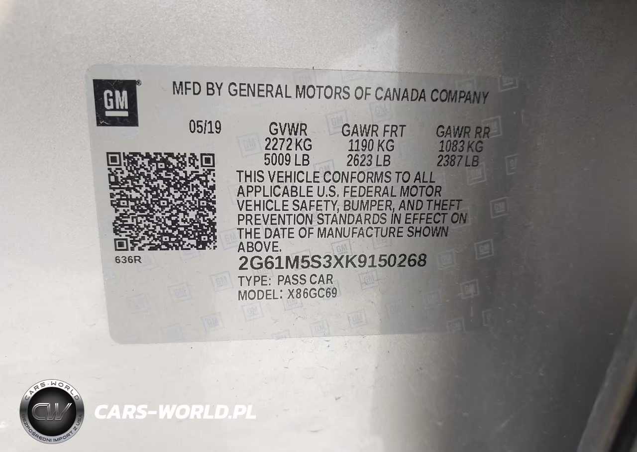 2019 Cadillac Xts Luxury VIN:2G61M5S3XK9150268 - 9