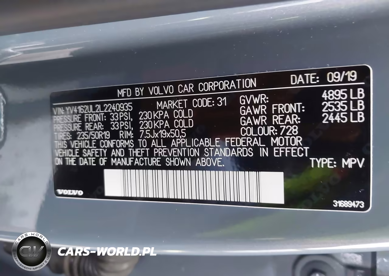 2020 Volvo Xc40 T5 Inscription VIN:YV4162UL2L2240935 - 9