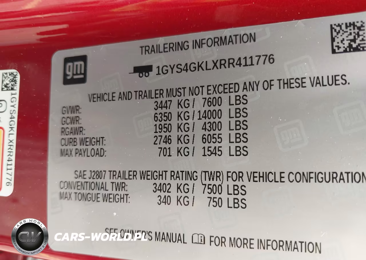 2024 Cadillac Escalade 4Wd Sport Platinum VIN:1GYS4GKLXRR411776 - 9