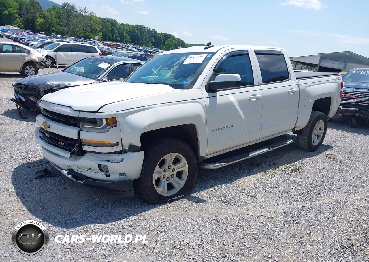 2018 Chevrolet Silverado 1500 2Lt VIN:3GCUKREC2JG393838 - 2