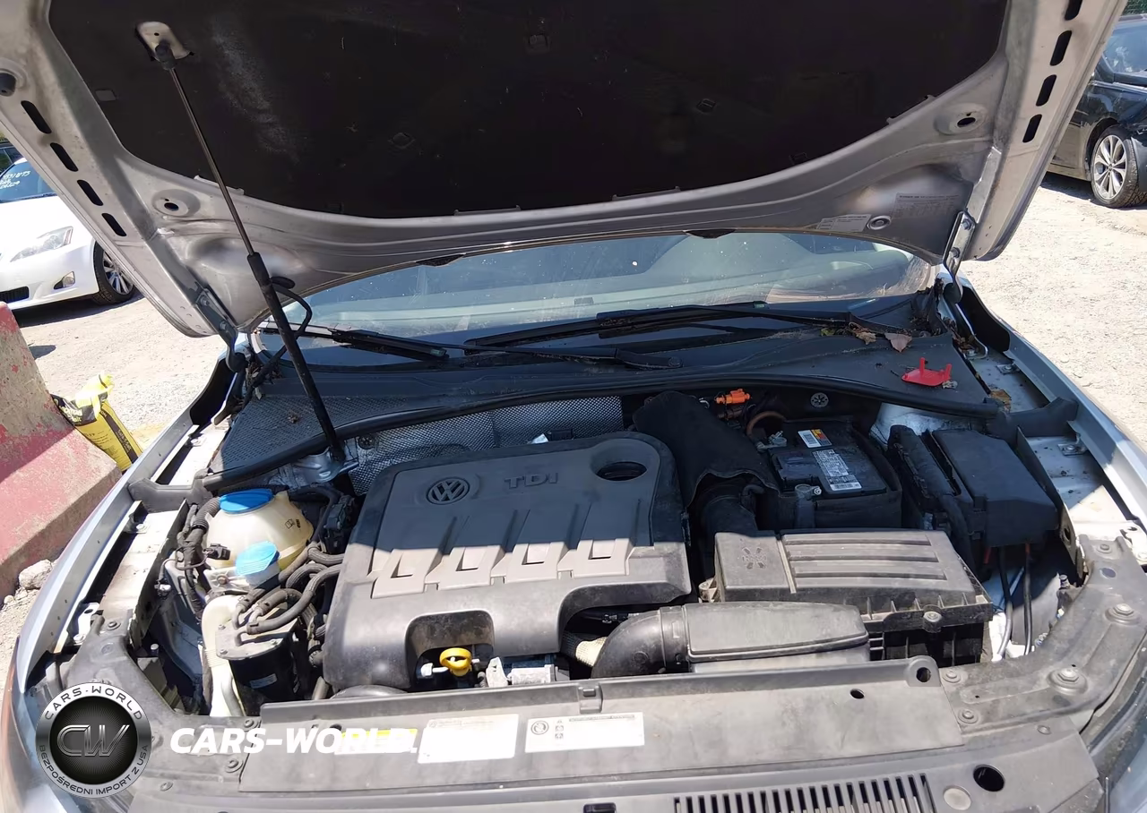 2014 Volkswagen Passat 2.0L Tdi Se VIN:1VWBN7A33EC035016 - 10