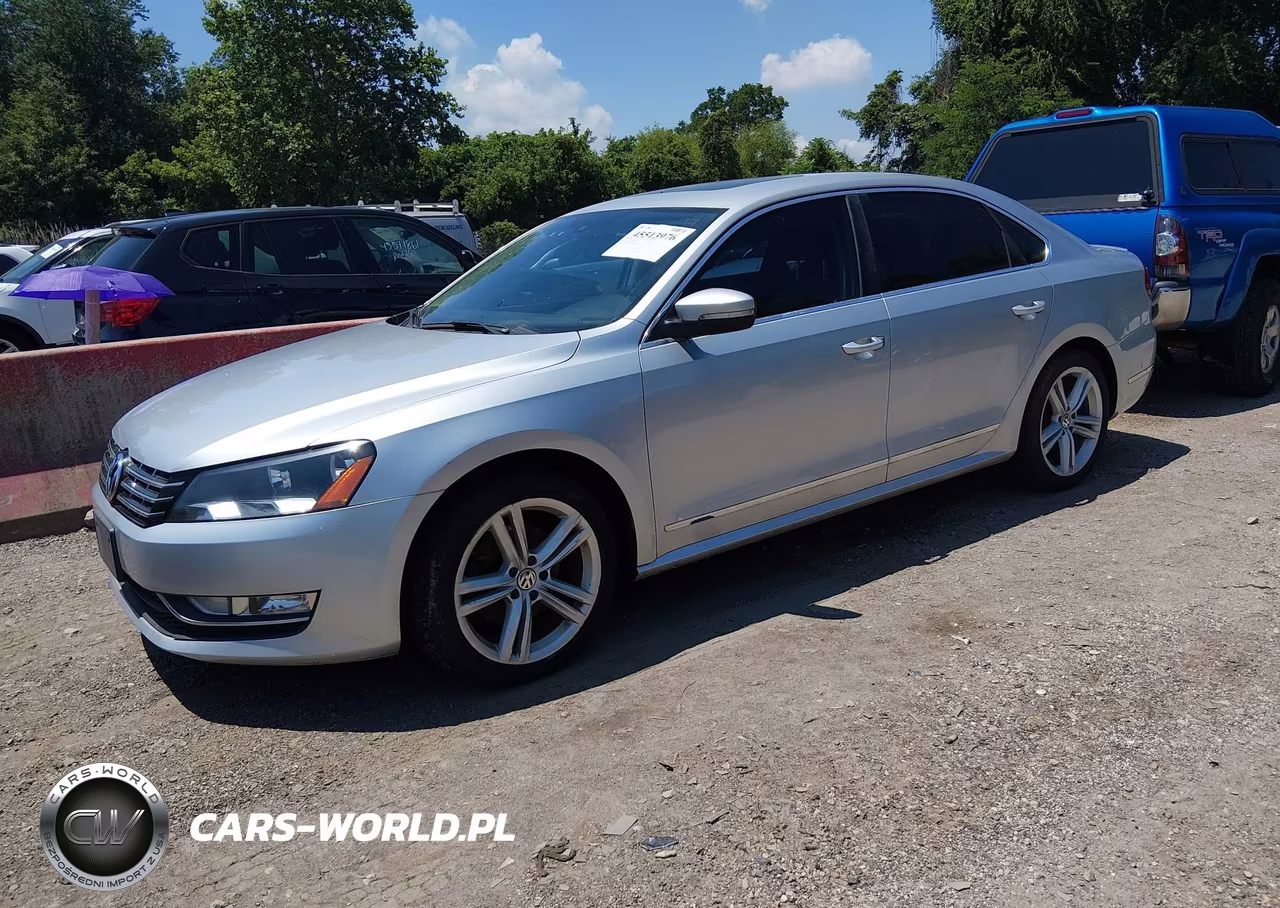 2014 Volkswagen Passat 2.0L Tdi Se VIN:1VWBN7A33EC035016 - 2