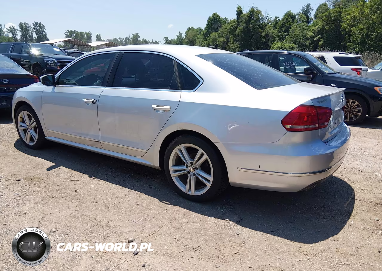 2014 Volkswagen Passat 2.0L Tdi Se VIN:1VWBN7A33EC035016 - 3