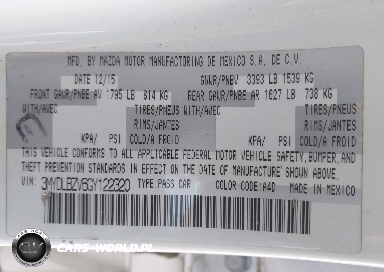 2016 Scion Ia VIN:3MYDLBZV6GY122320 - 9
