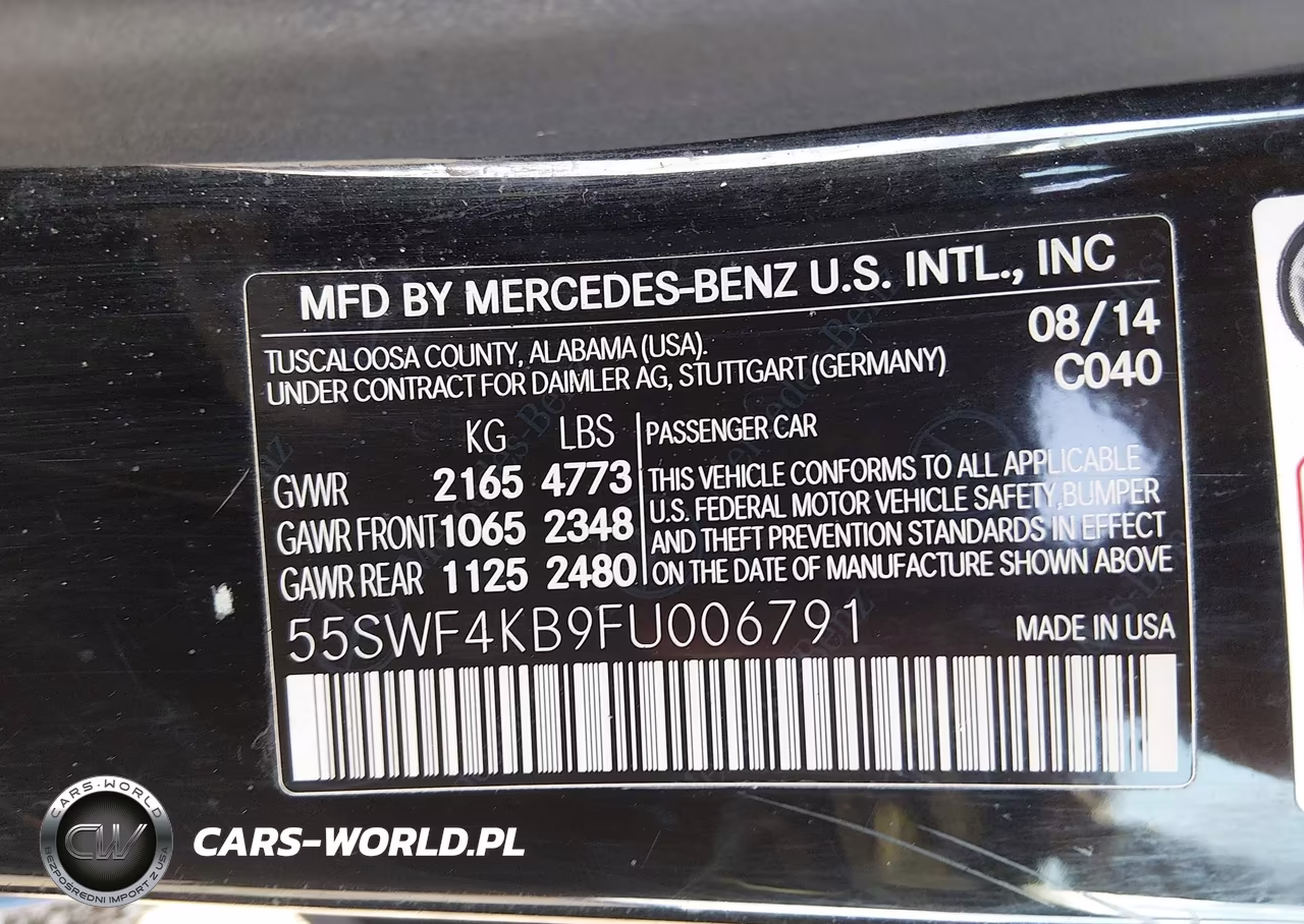 2015 Mercedes-Benz C 300 Sport 4Matic VIN:55SWF4KB9FU006791 - 9