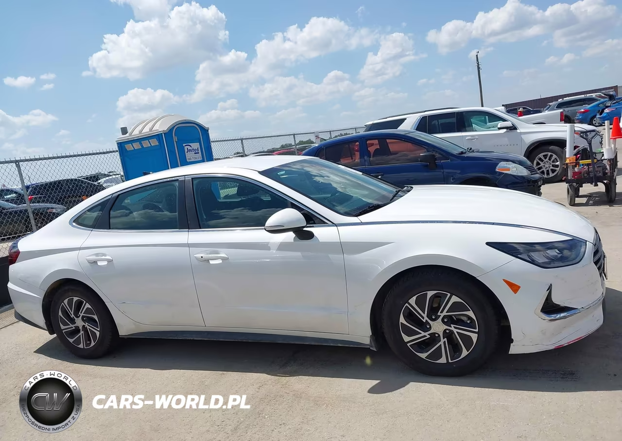 2021 Hyundai Sonata Blue VIN:KMHL24JJ1MA021702 - 13