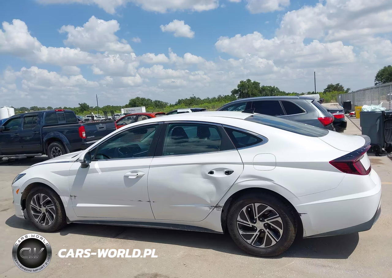 2021 Hyundai Sonata Blue VIN:KMHL24JJ1MA021702 - 14