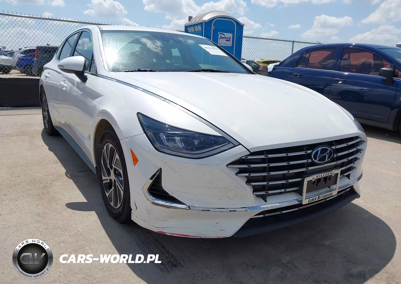 2021 Hyundai Sonata Blue VIN:KMHL24JJ1MA021702 - 19