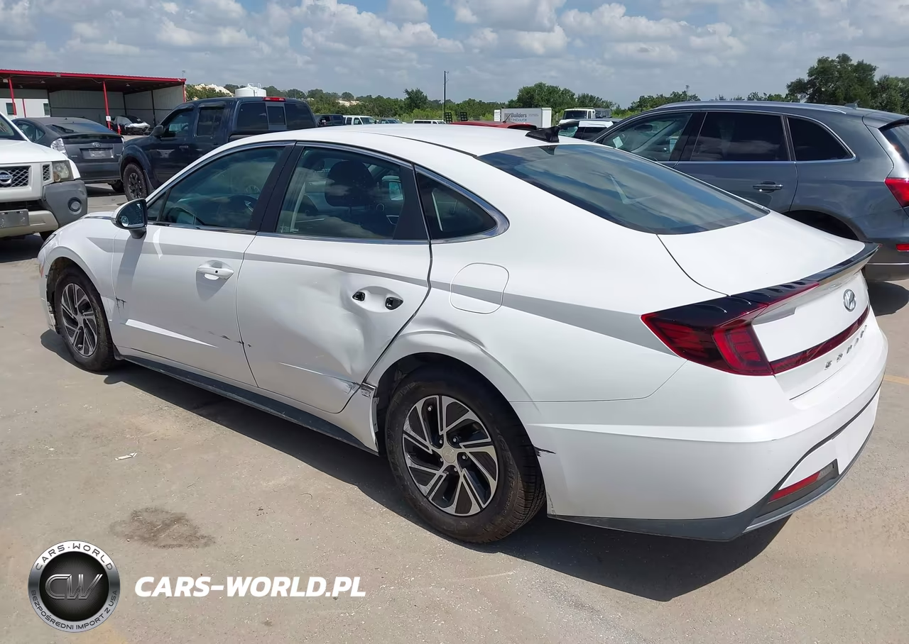 2021 Hyundai Sonata Blue VIN:KMHL24JJ1MA021702 - 3