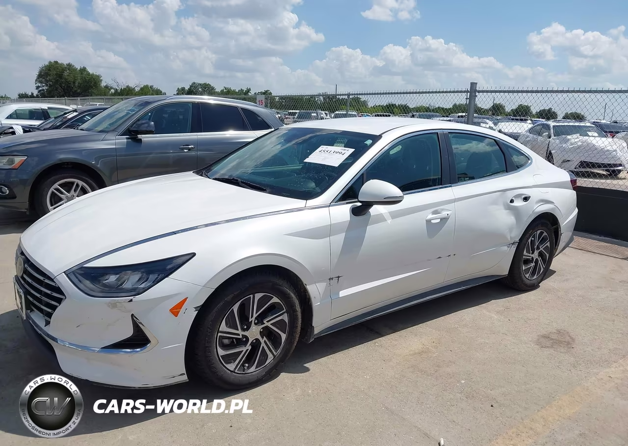2021 Hyundai Sonata Blue VIN:KMHL24JJ1MA021702 - 6