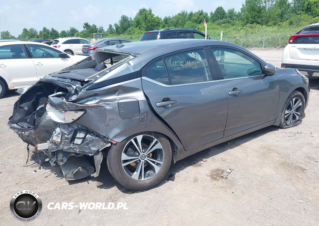2022 Nissan Sentra Sv Xtronic Cvt VIN:3N1AB8CV2NY214900 - 4