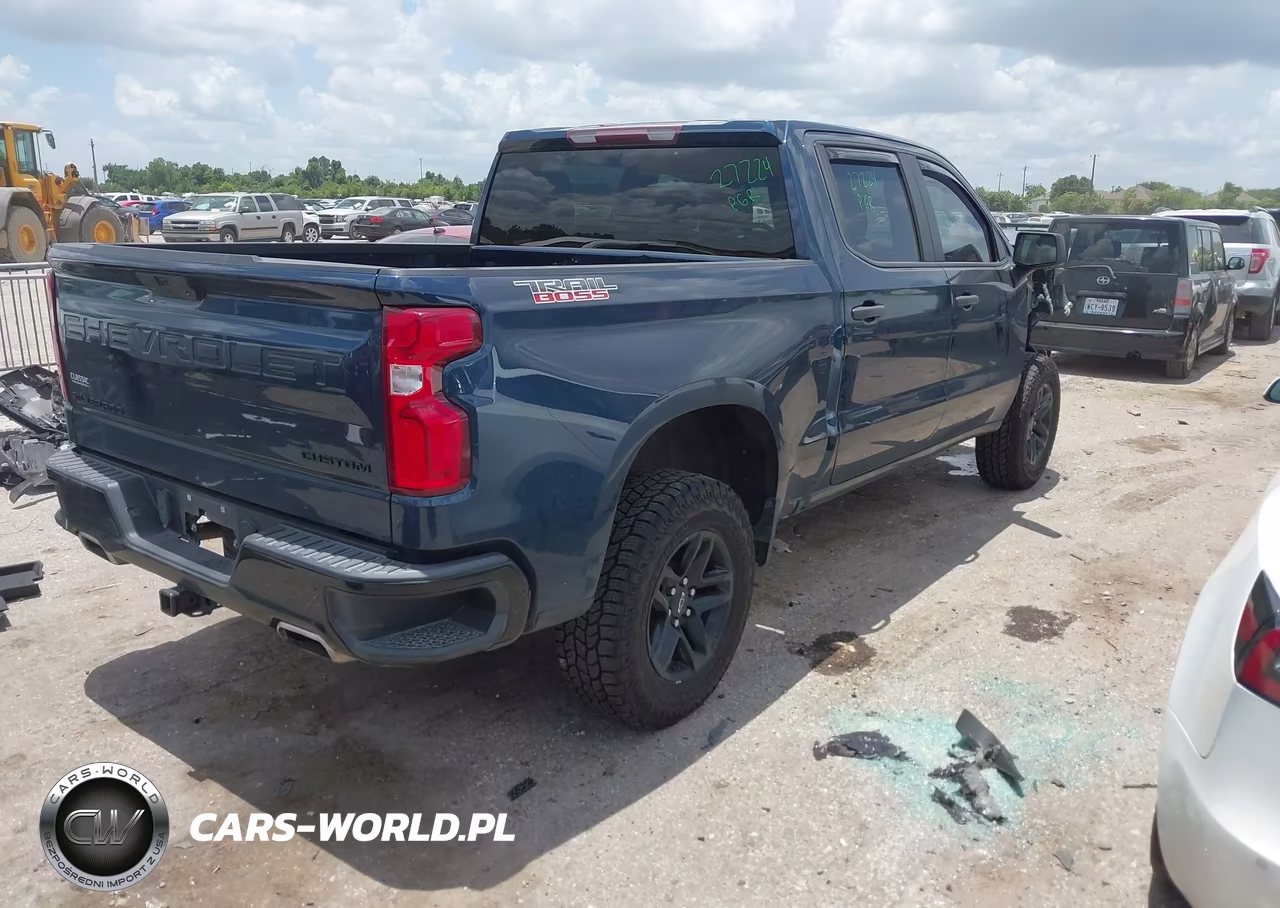 2020 Chevrolet Silverado 1500 4Wd Short Bed Custom Trail Boss VIN:3GCPYCEF1LG441190 - 4