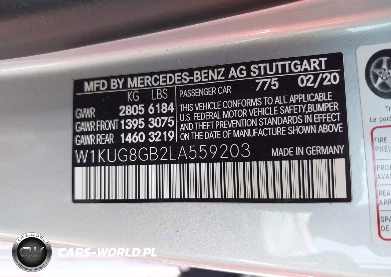 2020 Mercedes-Benz S 560 4Matic VIN:W1KUG8GB2LA559203 - 9