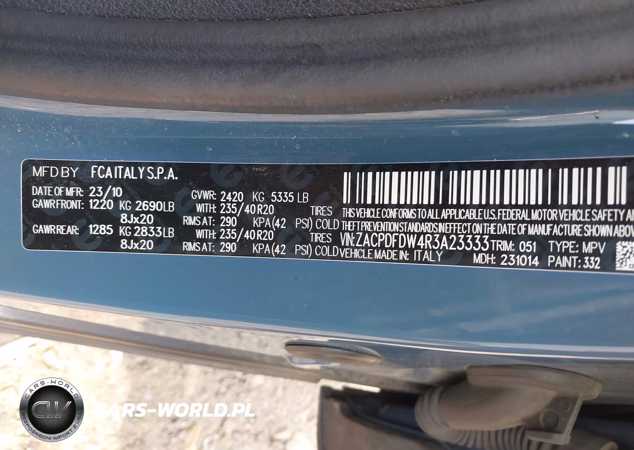 2024 Dodge Hornet R-T Plus Eawd VIN:ZACPDFDW4R3A23333 - 9