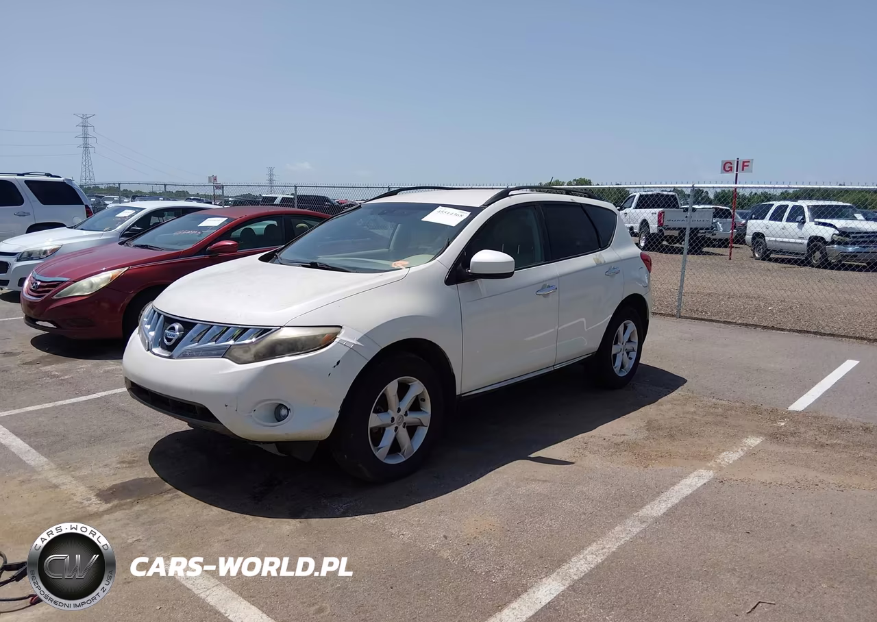 2009 Nissan Murano Sl VIN:JN8AZ18U29W022815 - 2