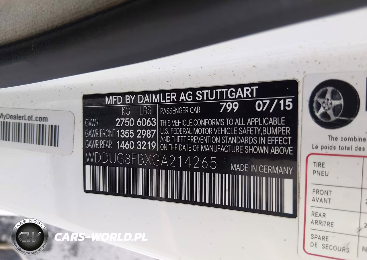 2016 Mercedes-Benz S 550 4Matic VIN:WDDUG8FBXGA214265 - 9