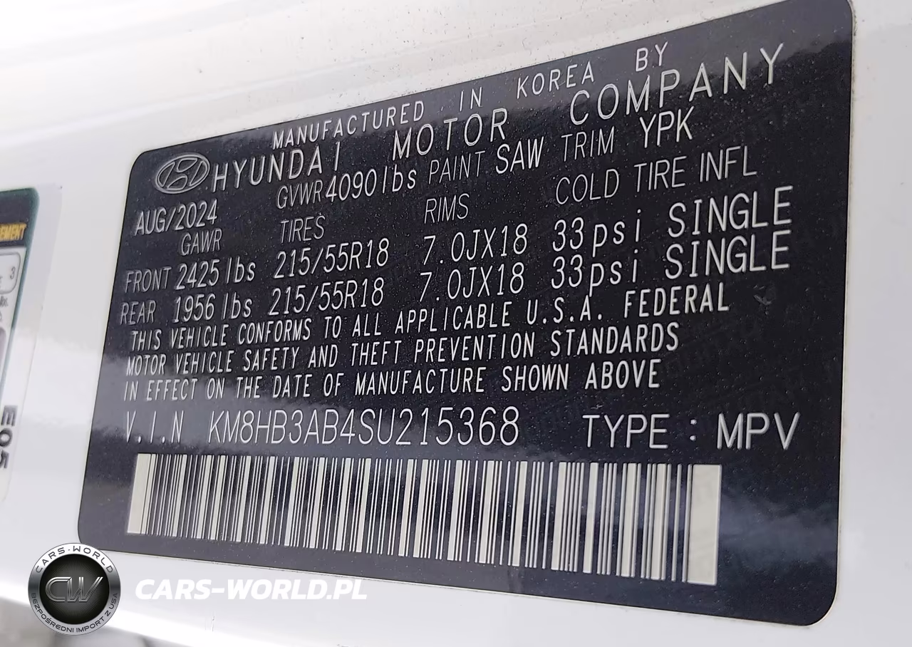 2025 Hyundai Kona Sel VIN:KM8HB3AB4SU215368 - 9