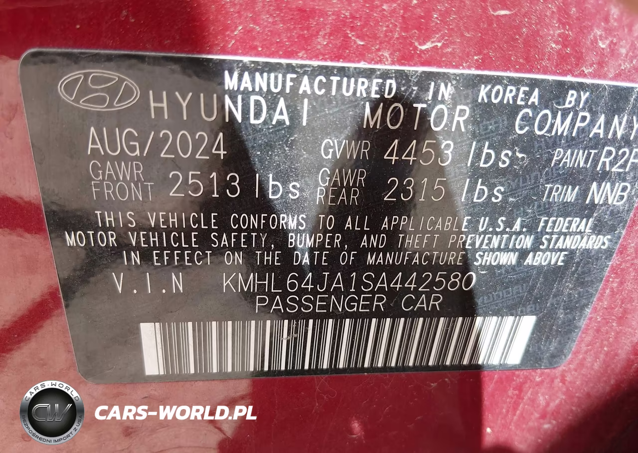 2025 Hyundai Sonata Sel VIN:KMHL64JA1SA442580 - 9