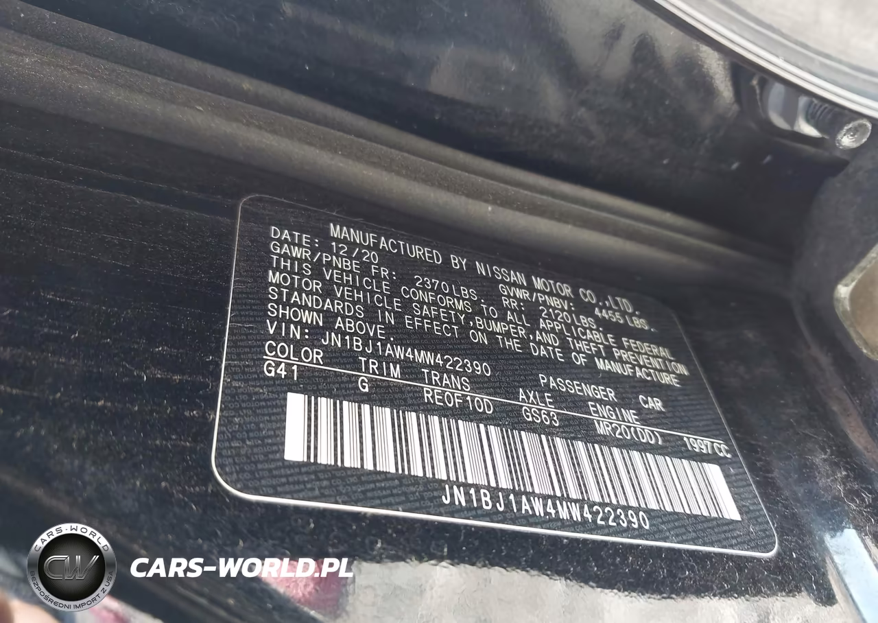 2021 Nissan Rogue Sport S Awd Xtronic Cvt VIN:JN1BJ1AW4MW422390 - 9