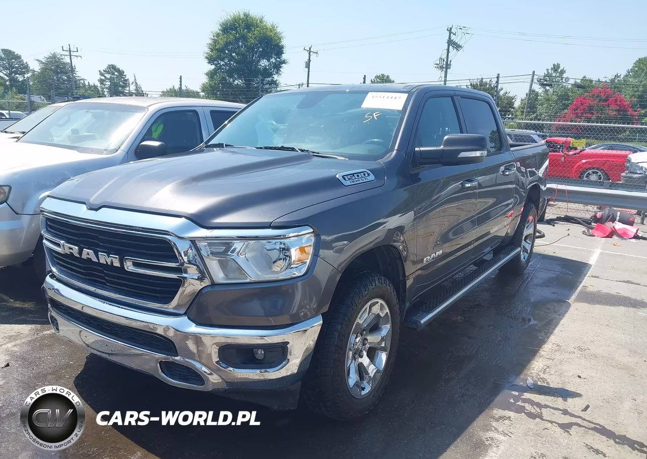 2019 Ram 1500 Big Horn-Lone Star 4X4 5'7 Box VIN:1C6SRFFT5KN782375 - 2