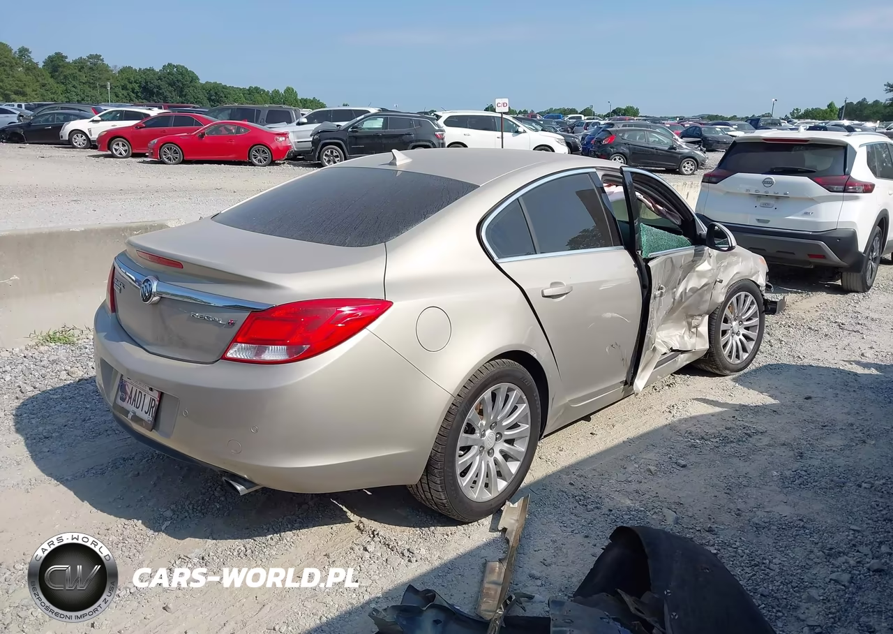2011 Buick Regal Cxl Turbo Russelsheim VIN:W04GW5EV2B1109291 - 4