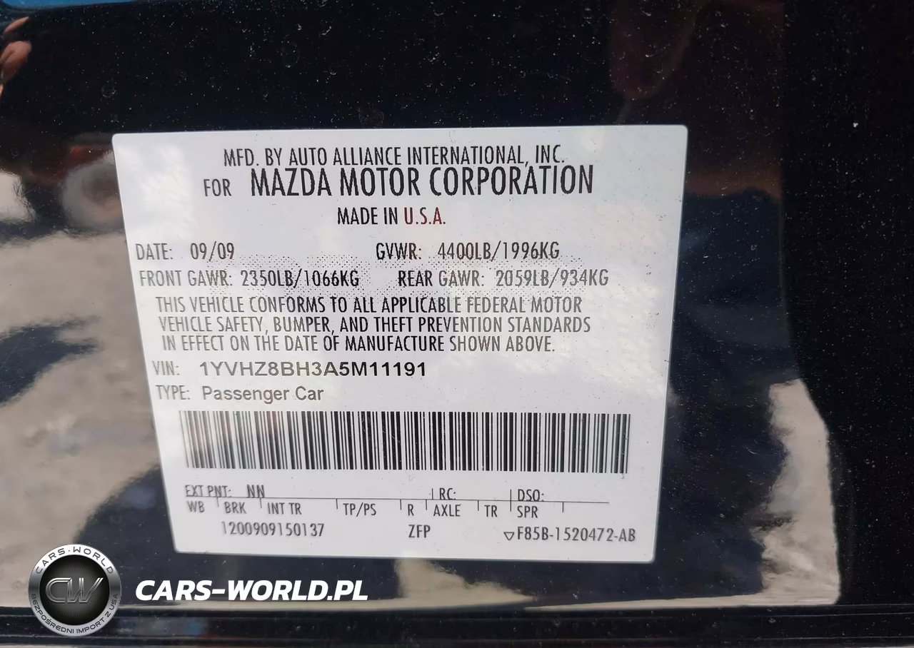 2010 Mazda Mazda6 I Sport VIN:1YVHZ8BH3A5M11191 - 9