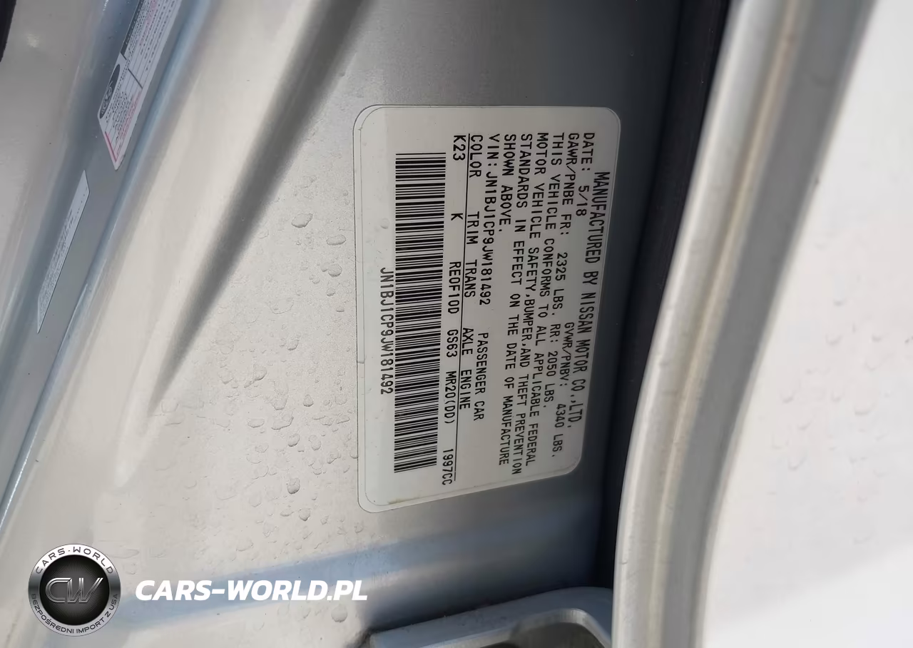 2018 Nissan Rogue Sport Sv VIN:JN1BJ1CP9JW181492 - 9