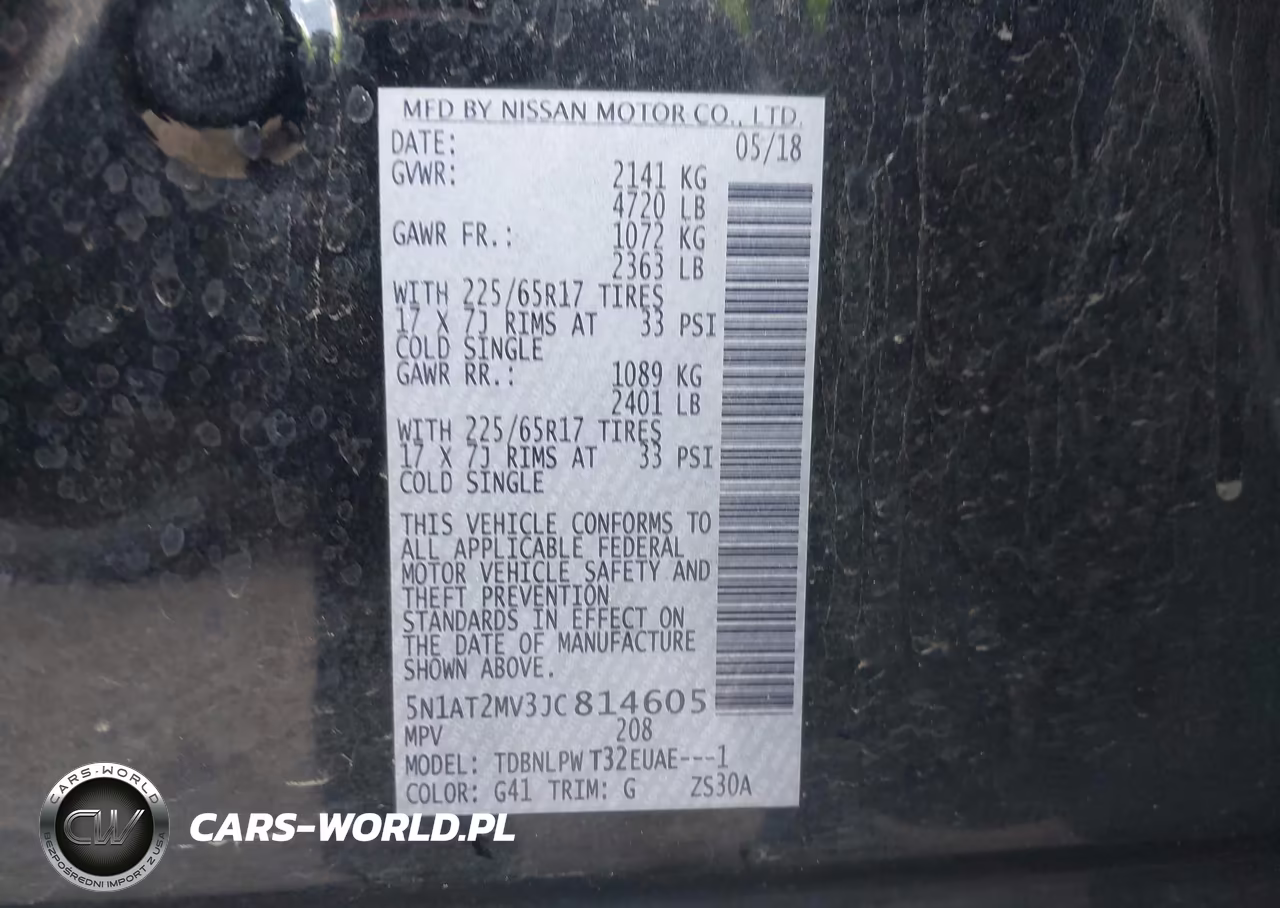 2018 Nissan Rogue S VIN:5N1AT2MV3JC814605 - 9