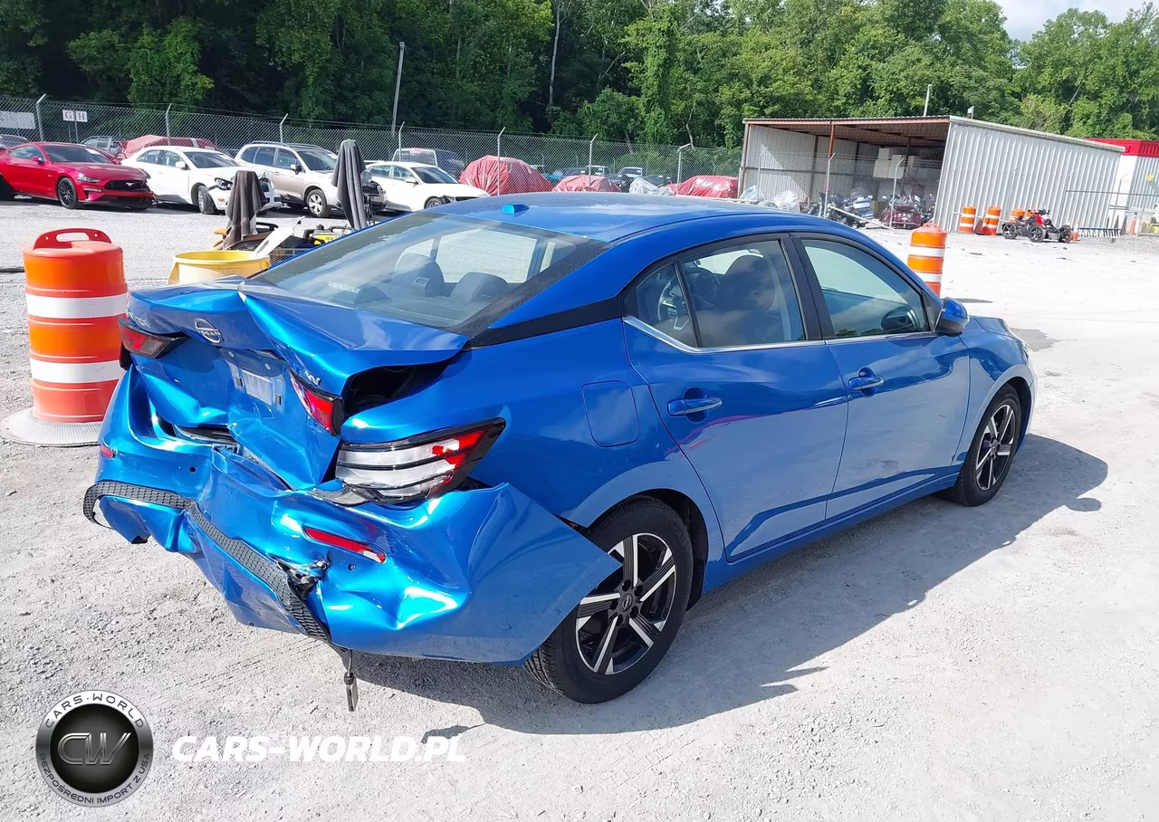 2024 Nissan Sentra Sv Xtronic Cvt VIN:3N1AB8CV2RY318261 - 4