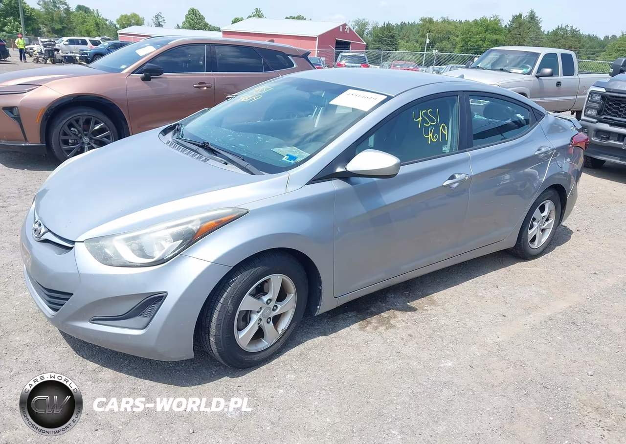 2015 Hyundai Elantra Se VIN:5NPDH4AE3FH550395 - 2