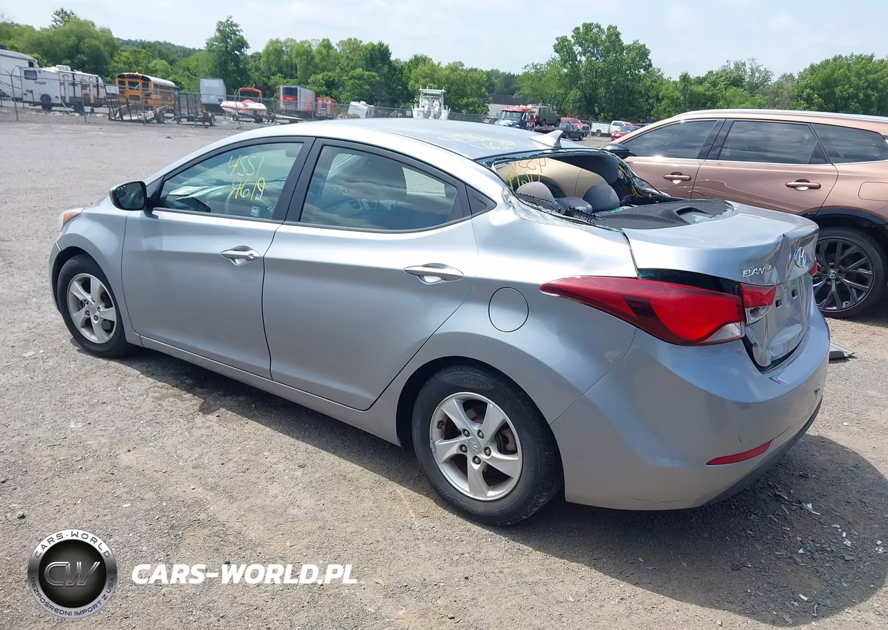 2015 Hyundai Elantra Se VIN:5NPDH4AE3FH550395 - 3