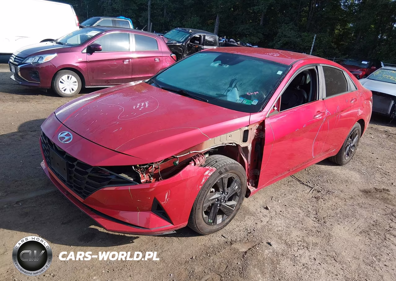 2021 Hyundai Elantra Sel VIN:5NPLM4AG2MH000255 - 2