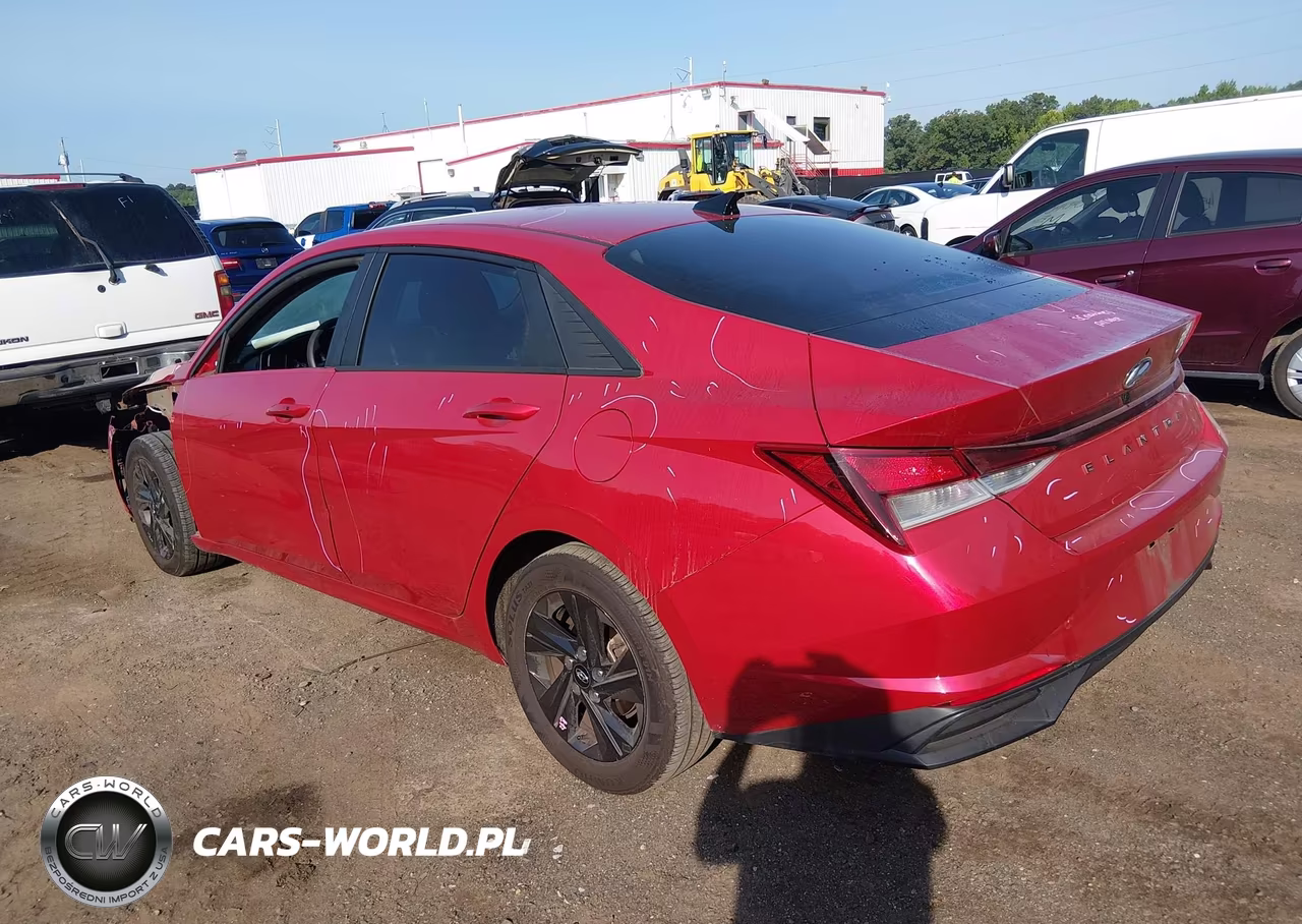 2021 Hyundai Elantra Sel VIN:5NPLM4AG2MH000255 - 3