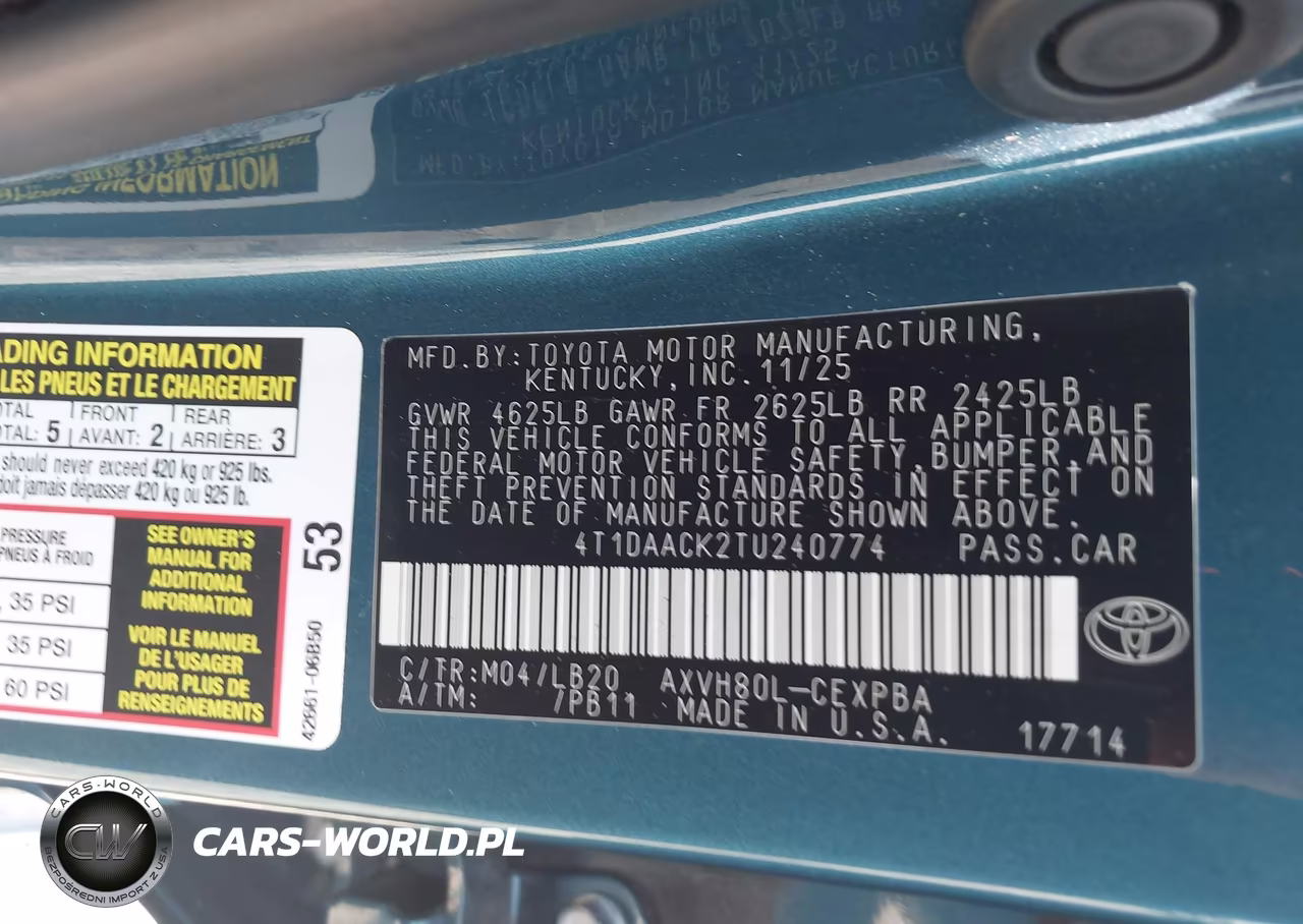 2026 Toyota Camry Xse VIN:4T1DAACK2TU240774 - 9
