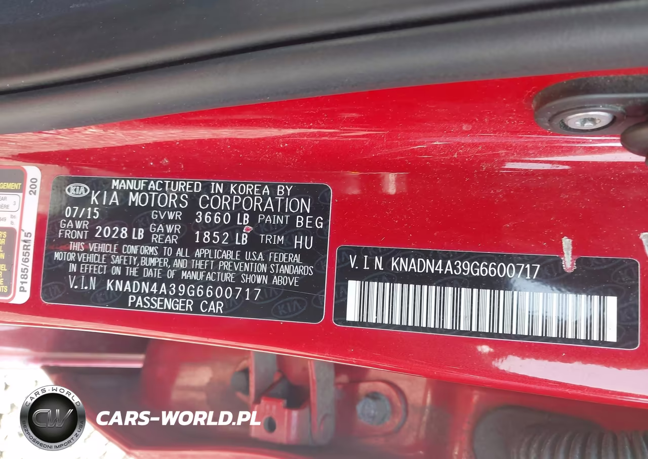 2016 Kia Rio Ex VIN:KNADN4A39G6600717 - 9