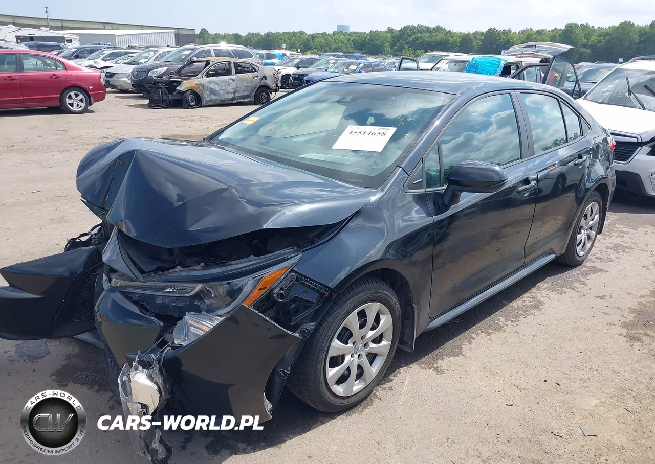 2022 Toyota Corolla Le VIN:5YFEPMAE8NP386165 - 2