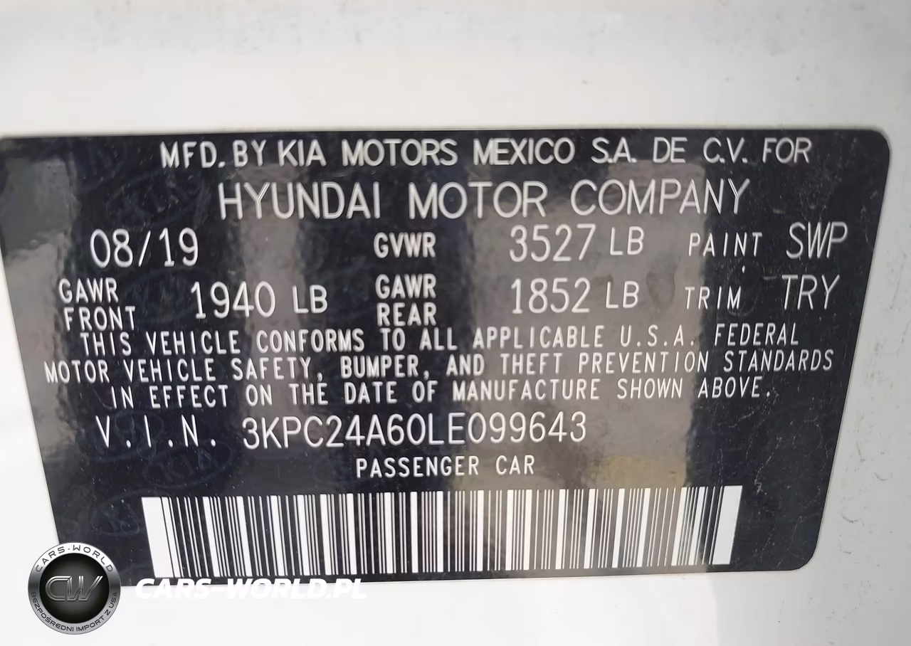2020 Hyundai Accent Se VIN:3KPC24A60LE099643 - 9