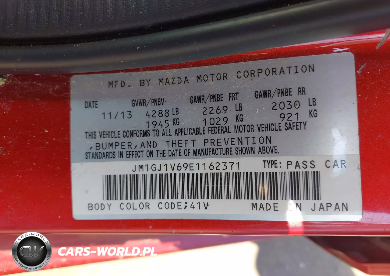 2014 Mazda Mazda6 I Touring VIN:JM1GJ1V69E1162371 - 9