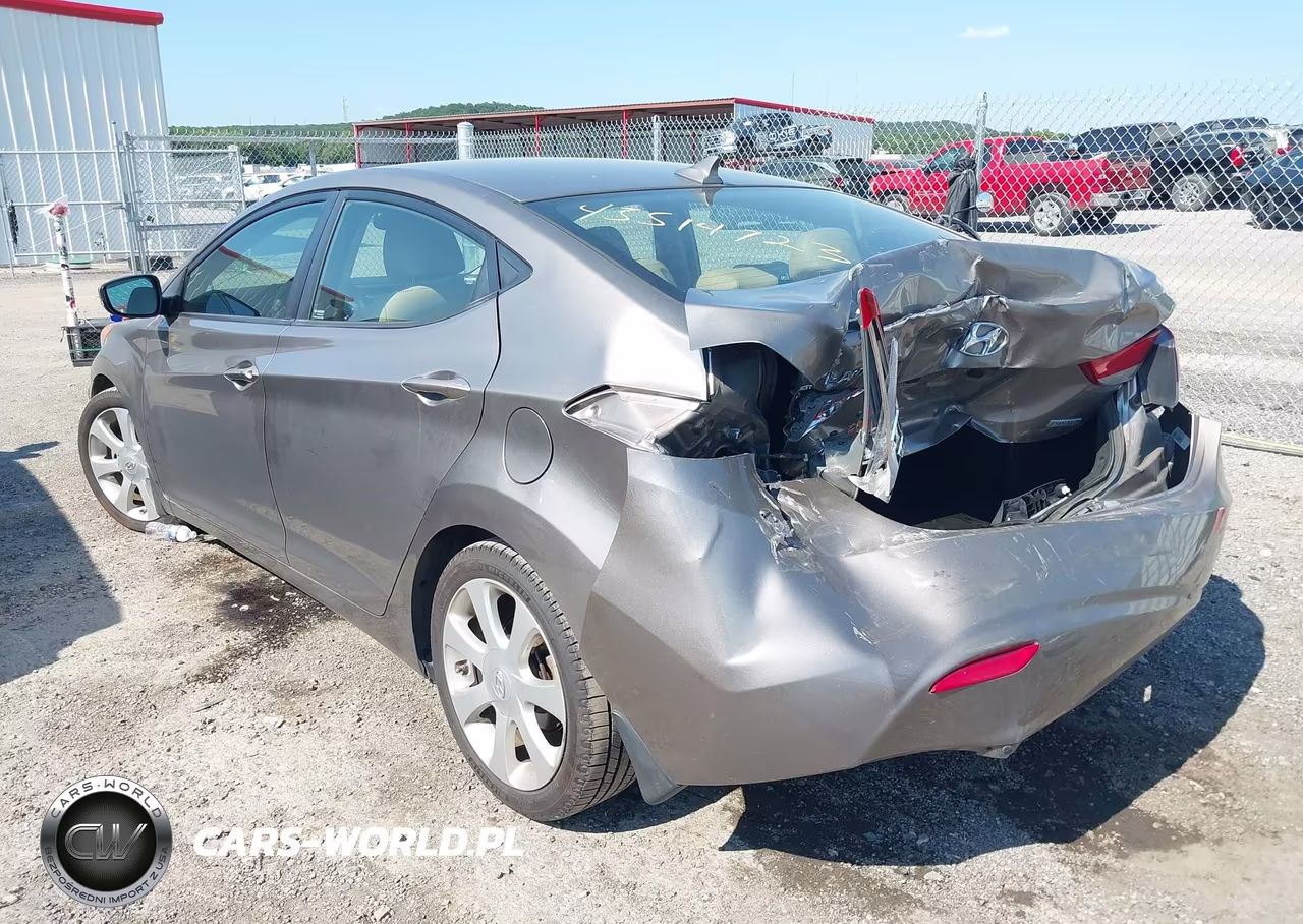 2013 Hyundai Elantra Limited VIN:5NPDH4AEXDH253962 - 3