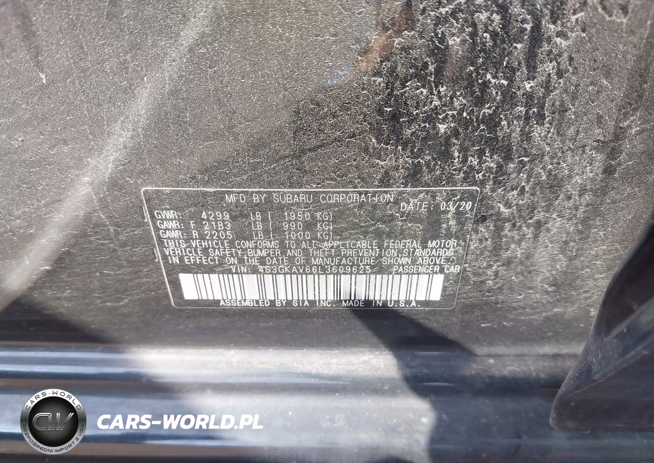 2020 Subaru Impreza Premium VIN:4S3GKAV66L3609625 - 9