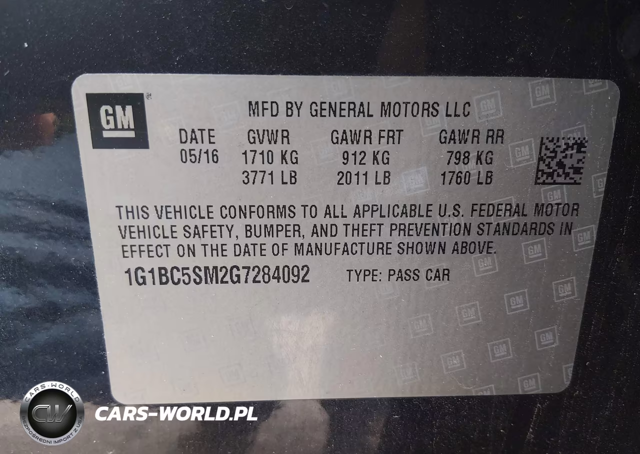 2016 Chevrolet Cruze Ls Auto VIN:1G1BC5SM2G7284092 - 9