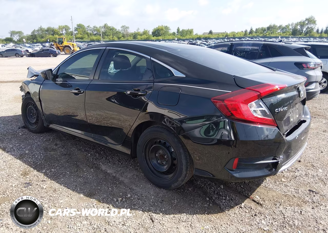 2019 Honda Civic Lx VIN:2HGFC2F69KH596217 - 3